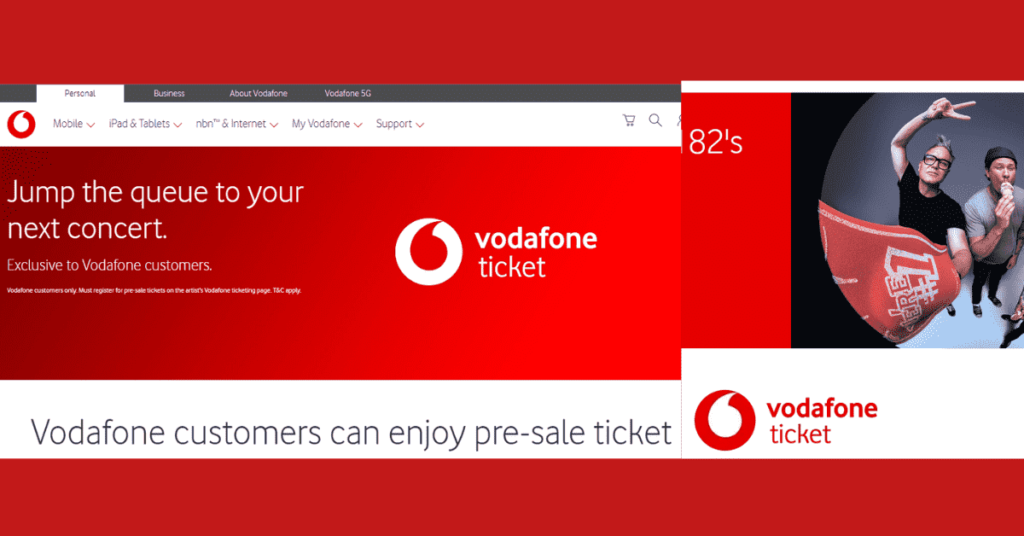 How Do You Get A Vodafone Presale Ticket