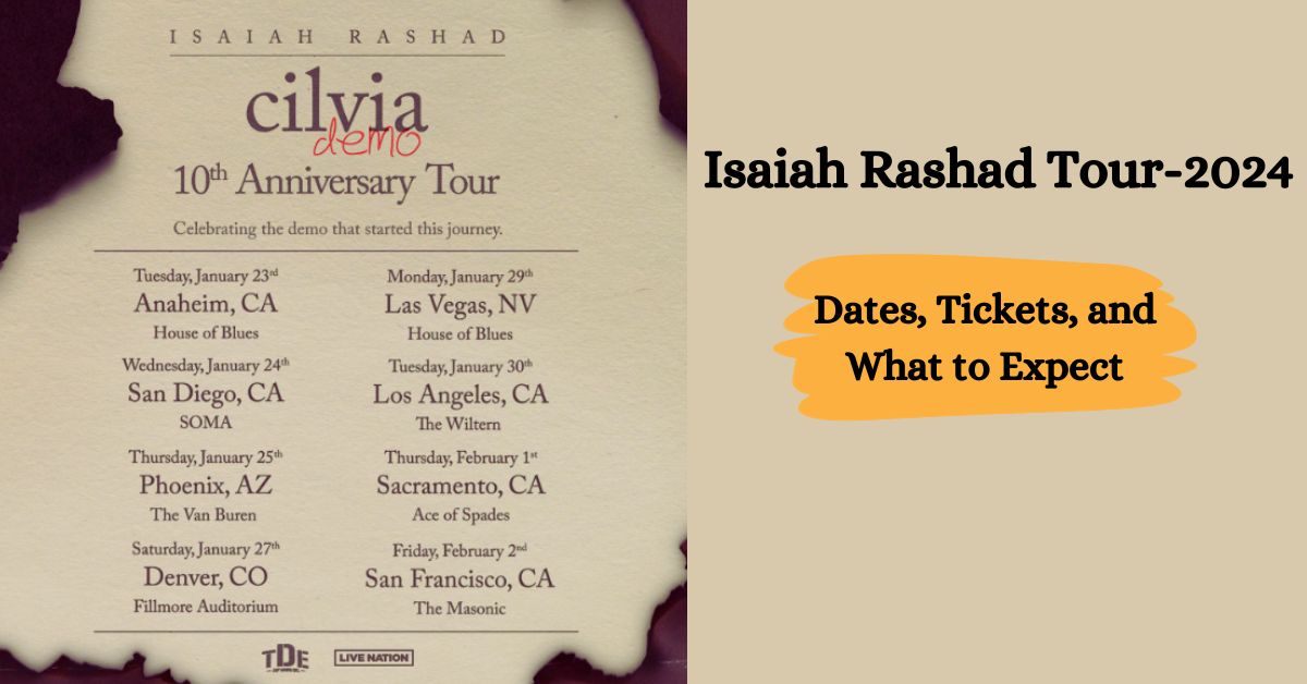 Isaiah Rashad Tour 2024